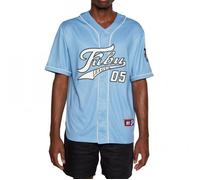 T-shirt homme Fubu Varsity Baseball Jersey - FUBU - L - Bleu - Manches courtes - Col classique