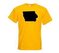T-Shirt Homme Funshirt Imprimé Design Iowa Des Moines