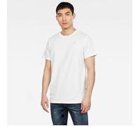 T-Shirt Homme G STAR Base-s Ribbed - Blanc - Manches courtes - Coton biologique XL