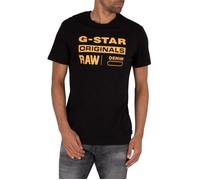 T-shirt homme G-Star Graphic 8 - Noir - Jersey compact - Matériau durable L