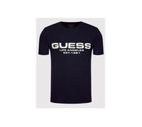 T-shirt Homme GUESS Noir Super Slim Fit avec Logo S
