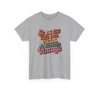 T-shirt Homme Humour Vintage - ""Je ne me fais pas vieux"" - Tee-Shirt Rétro Anniversaire 40 50 60 Ans Unisexe : Couleur - Sport M
