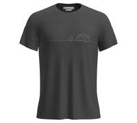 Icebreaker Merino Core Single Line Camp Short Sleeve T-shirt Gris M Homme