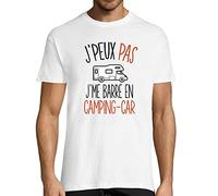 T-Shirt Homme Je Peux Pas j'me Barre en Camping Car