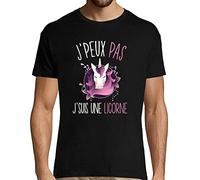 T-Shirt Homme Je Peux Pas j'suis Une Licorne