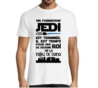 T-Shirt Homme - Jedi à la Tribu de Dana - 100% Coton - Col Rond - Manches Courtes S