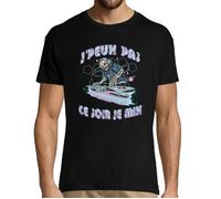 T-shirt Homme - J'peux pas Ce Soir Je Mix - Noir - Coton - Manches courtes S