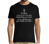 T-Shirt Homme - Kaamelott - Citation Perceval - 100% Coton - Col Rond - Manches Courtes S
