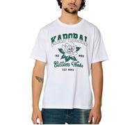 T-shirt Homme KAPORAL VALEN - Blanc - Manches courtes - 100% coton S