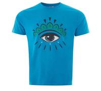 T-shirt Homme - KENZO - Eye - Bleu - 100% coton - Manches courtes XS