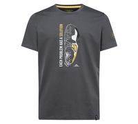 T-shirt homme La Sportiva Solution T-Shirt carbon/yellow XXL