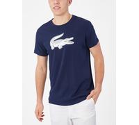 T-shirt Lacoste Sport Crocodile manche courte bleu marine - L
