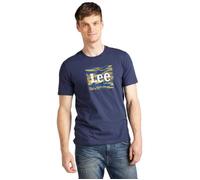 T-Shirt Homme Lee Camo Package Tall - Bleu - Regular - Coton S