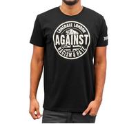 T-Shirt Homme - Lonsdale London - Against Racism - Noir - 60% Coton - Manches Courtes M