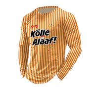 T-Shirt Homme,Maglietta Casual a Maniche Corte Con Stampa a Righe di Carnevale, Girocollo, Grafica, da indossare Tutti i giorni e per Le Feste.