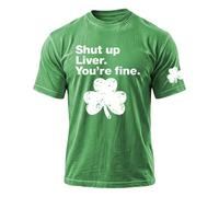 T Shirt Homme,Maglietta Grafica per il Giorno di San Patrizio, a Maniche Corte, Casual, Girocollo, Con Stampa celebrativa Della Festa irlandese