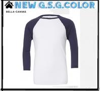 T-Shirt Homme Manches 3/4 Baseball