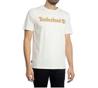T-shirt homme manches courtes blanc - Timberland - Coupe ajustée - Col arrondi