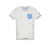 T-shirt homme mc2 saint barth - blanche 01n bandes de singes s 17 - blanc WHITE M