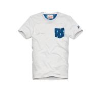 T-shirt homme mc2 saint barth - blanche 01n petit hippocampe 61 - blanc WHITE L