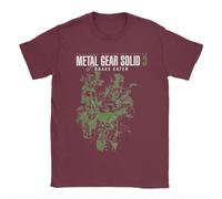 T-Shirt Homme Metal Gear Solid À Manches Courtes Et Col Rond, Style Classique (A M)