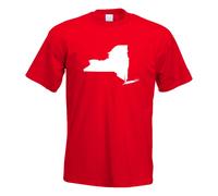 T-Shirt Homme New York État Des États-Unis Funshirt Imprimé Design