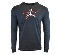 T-shirt homme NIKE Air Jordan AJ6 Noir - Coupe Regular - Manches courtes - Col arrondi M