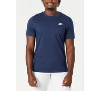 Nike T-shirt M NSW Club Tee Homme Bleu (Midnight Navy/Blanc) Taille L
