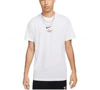 T-shirt Homme - NIKE - Big Swoosh - Blanc - 100% coton - Manches courtes M
