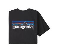 T-Shirt Homme - Patagonia - P-6 Logo Responsibili-Tee - Noir - 100% Recyclé - Fair Trade Certified™ S