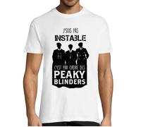 T-Shirt Homme - Peaky Blinders - 100% Coton - Col Rond - Manches Courtes S