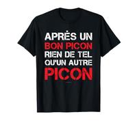 T-Shirt Homme Picon Cadeau Humoristique Alcool Bon Picon T-Shirt