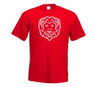 T-Shirt Homme Polygon Lion Figurine Animal Art Funshirt Imprimé Design