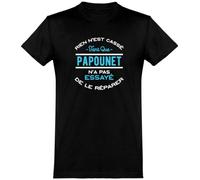 T Shirt Homme Rien n'est cassé papounet | Imprimé en France, Cadeau fête des pères Homme Humour Papa Anniversaire Original Rigolo Humoristique (XL,Black)