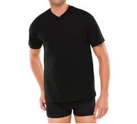 T-Shirt Homme - SCHIESSER - uni - Col V - Manches courtes - 100% coton peigné XL
