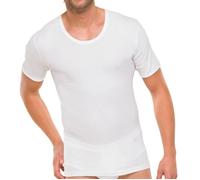 T-Shirt Homme - SCHIESSER - uni - Manches courtes - Col arrondi - Blanc L