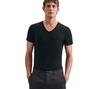 T-shirt homme Seidensticker - coupe classique - uni - col V - manches courtes - stretch
