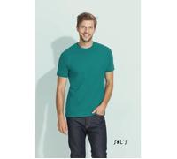 T-shirt homme Sol's Imperial 11500 - Jersey 190 100% coton - Col rond - Vert