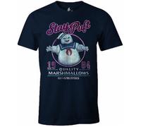 T-shirt homme - SOS Fantômes - Stay Puft - Bleu foncé - Manches courtes - 100% coton XXL