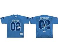 Disney T-shirt homme Replica Sport US Baseball « Stitch Eperiment 626 » Bleu Taille L