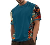 T Shirt Homme, T-Shirts À Manches Courtes Homme Tee Shirt Manche Longue Homme Tee-Shirt Homme T-Shirt Personnalisé T Shirt Blanc Maillot De Basket Homme Tee Shirt Personnalisé (A03,4XL)