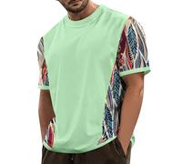 T Shirt Homme, T-Shirts À Manches Courtes Homme Vetement De Travail Ticheurte Homme Tee Shirt Blanc Maillot Maroc Veste Cuisine Homme Tee Shirt Compression Homme Habit Homme (A17,4XL)