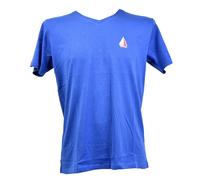 T Shirt Homme Ted Lapidus En Coton Confort Et Qualité Tayeb Col V Bleu