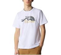 The North Face - S/S Mountain Line Tee - T-shirt - S - tnf white