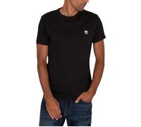 T-shirt homme Timberland Dun River - Noir - Logo brodé - Col rond - Manches courtes S