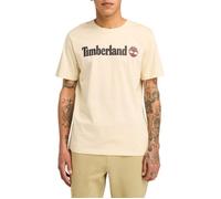 T-shirt Homme - TIMBERLAND - Kennebec River Linear Logo - Beige - Manches courtes - 100% coton S