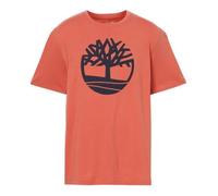 Timberland Kennebec River Tree Logo Short Sleeve T-shirt Orange M Homme