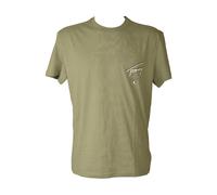 T-shirt homme TOMMY JEANS, manches courtes, col rond, pur coton imprimé, réf. DM