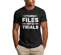 T-shirt homme « Transformez les fichiers en procès » - Sortie des fichiers