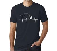 T-Shirt Homme - ULTRABASIC - Battement De Cœur Du Pêcheur - 100% Coton - Manches Courtes - Vintage